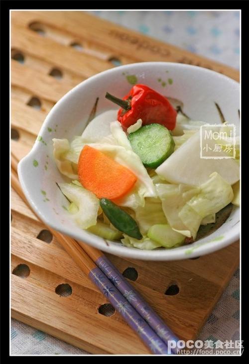 微波炉半天快速腌制四川泡菜的做法(微波炉食谱)